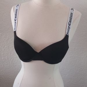 Juicy Couture push up bra with logo straps